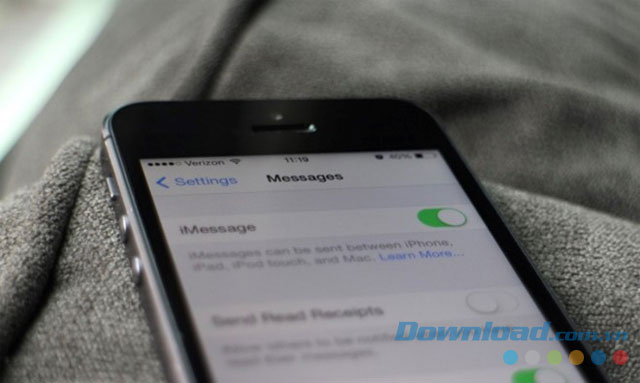 Bật dịch vụ iMessage