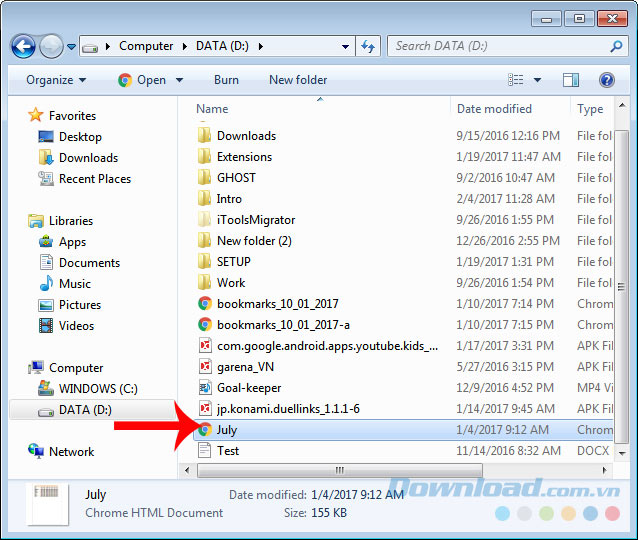 Thay đổi Biểu tượng của file PDF đã thay đổi sau khi chọn Chrome làm trình đọc mặc định