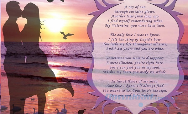 Thơ tình Valentine Thơ tình Valentine