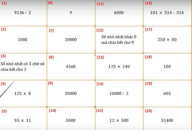 Đề thi Violympic Toán lớp 4 vòng 13 năm 2016 - 2017 Đề thi giải Toán qua mạng lớp 4 vòng 13