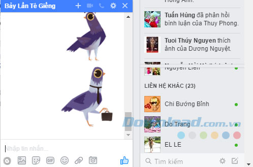 Hình ảnh chú chim màu tím