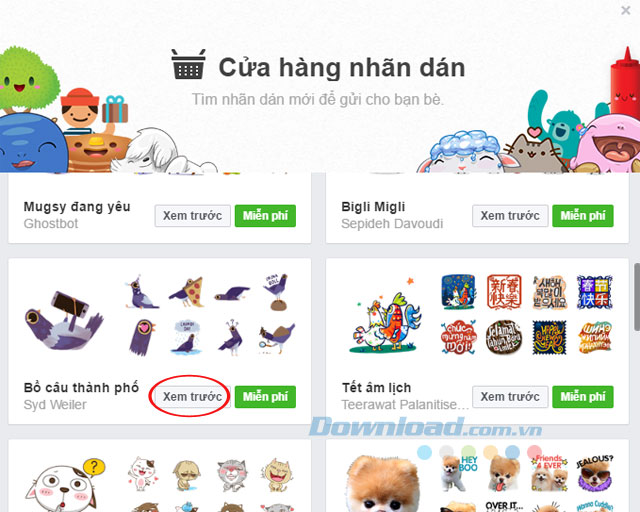 Cửa hàng nhãn dán