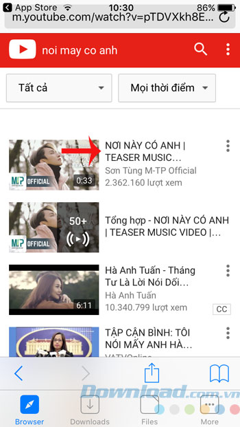 Tìm kiếm video Nơi này có anh