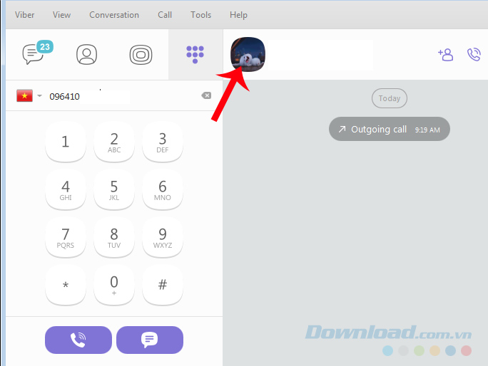 Nhập số điện thoại