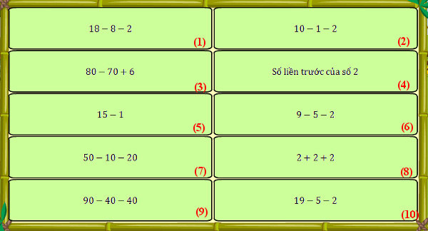 Đề thi violympic Toán lớp 1 vòng 15 Đề thi violympic Toán lớp 1 vòng 15