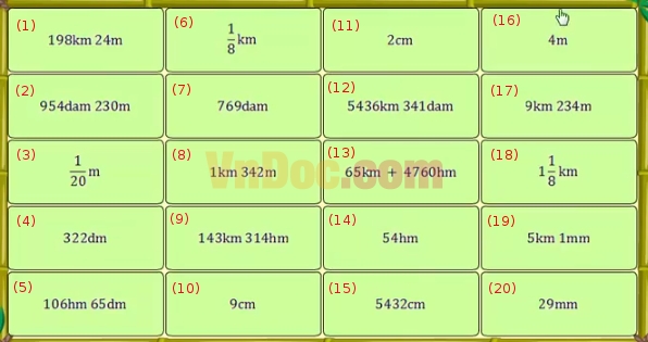 Đề thi Violympic Toán Tiếng Anh lớp 5 vòng 4