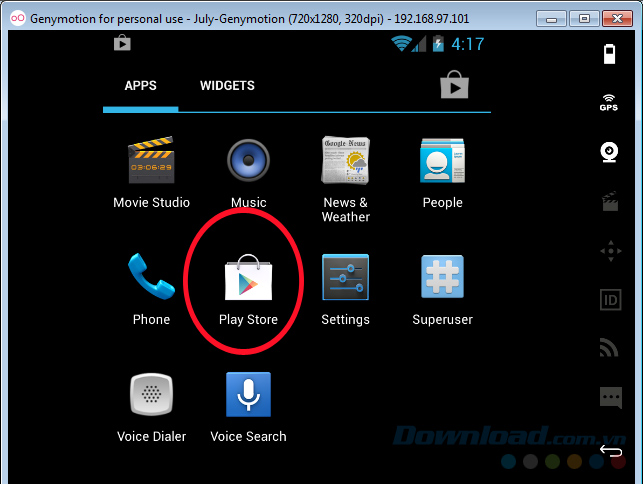 Hoàn thành cài đặt