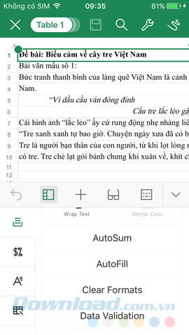 Một số lệnh