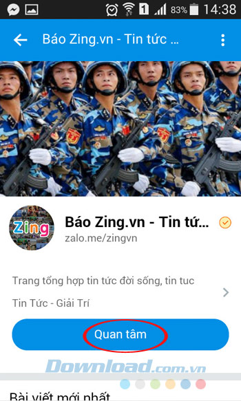 Quan tâm Zing.vn Quan tâm Zing.vn