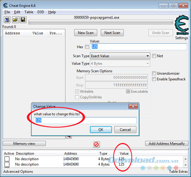 Thay đổi giá trị Thay đổi giá trị