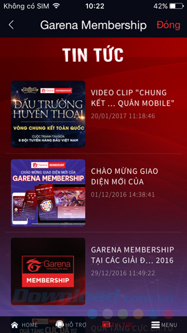 Thông tin ứng dụng