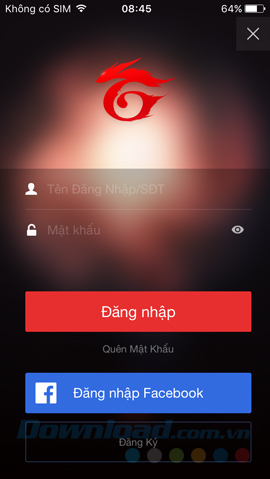 Đăng nhập tài khoản