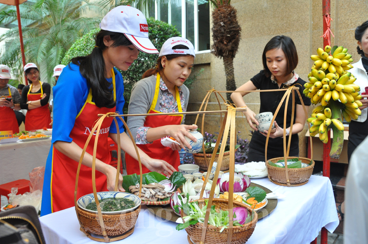 Hướng dẫn thuyết trình thi nấu ăn 8-3