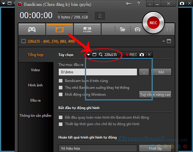 Chế độ quay Chế độ quay