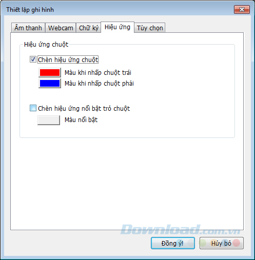 Hiệu ứng chuột Hiệu ứng chuột