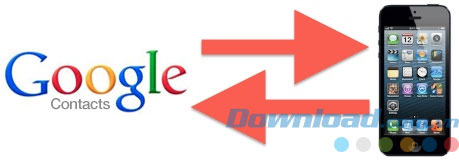 Đồng bộ danh bạ vào Google