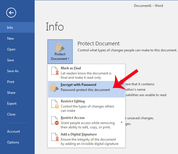 Protect Document Protect Document