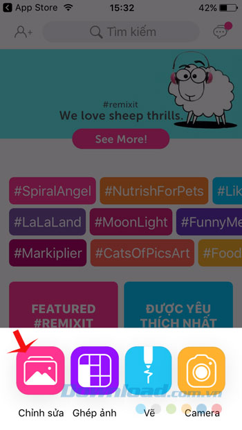 Nhấn vào Chỉnh sửa Nhấn vào Chỉnh sửa