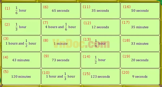 Đề thi Violympic Toán Tiếng Anh lớp 4 vòng 4 