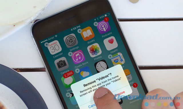 Xóa app, game trên iPhone để giải phóng bộ nhớ