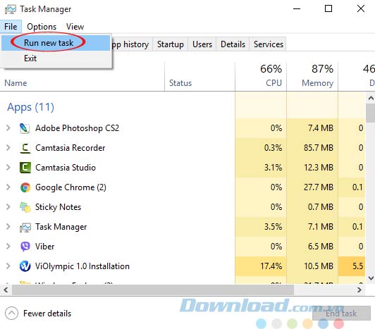 Tạo Task mới Tạo Task mới