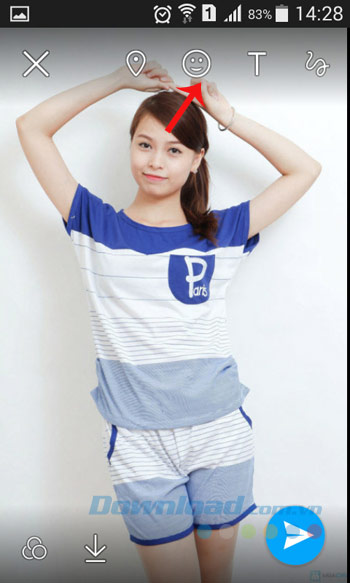 Chèn sticker Chèn sticker