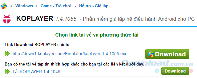 Link tải