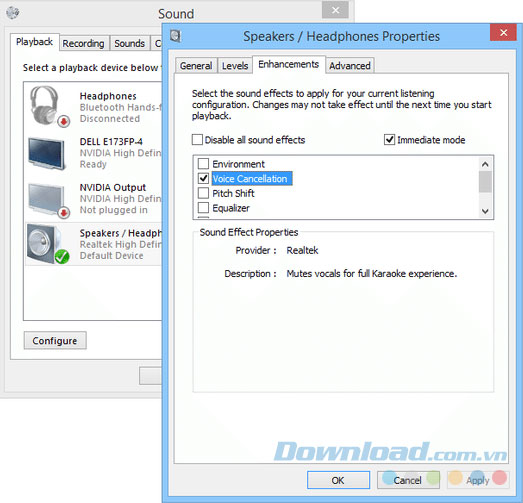 Thiết lập âm thanh trên Windows Thiết lập âm thanh trên Windows