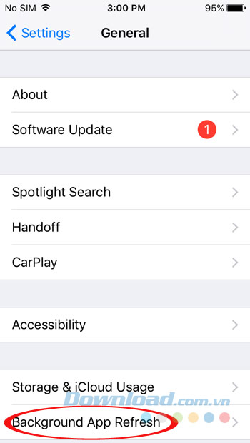 Backgroud App Refresh