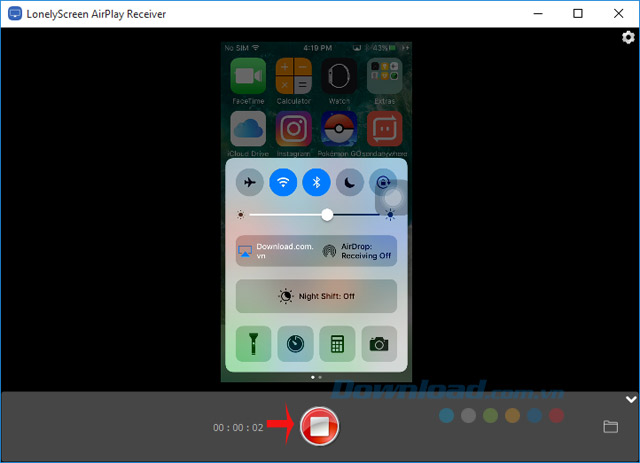 Quá trình quay video màn hình