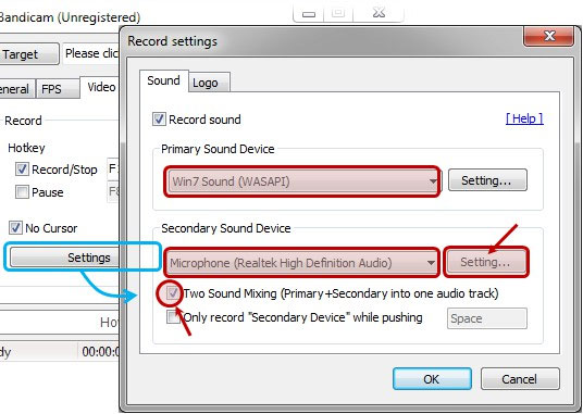 Ghi âm giọng nói với Bandicam Ghi âm giọng nói với Bandicam