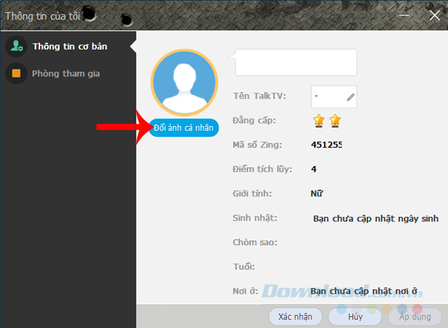 Đổi ảnh Đổi ảnh