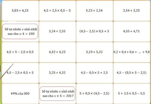 Đề thi giải Toán trên mạng có đáp án Đề thi Violympic Toán lớp 5 vòng 16