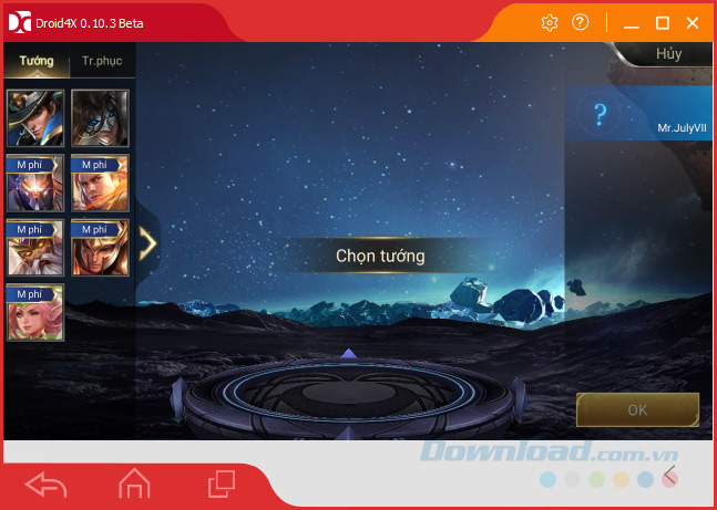 Chọn tướng