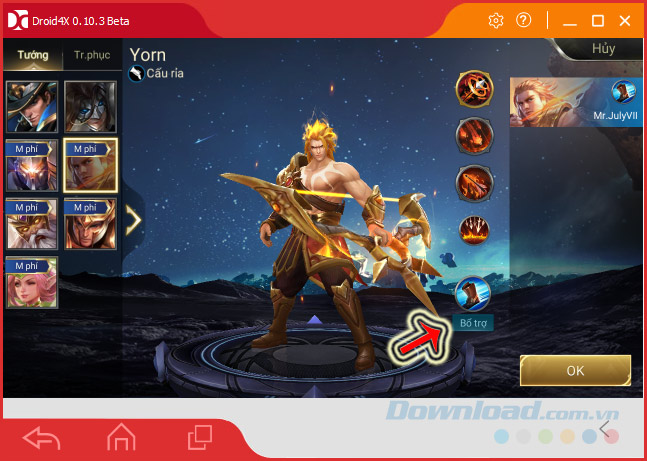 Thay đổi Bổ trợ
