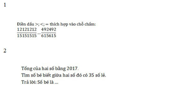 Đề thi giải Toán qua mạng có đáp án Đề thi Violympic Toán lớp 5 vòng 16