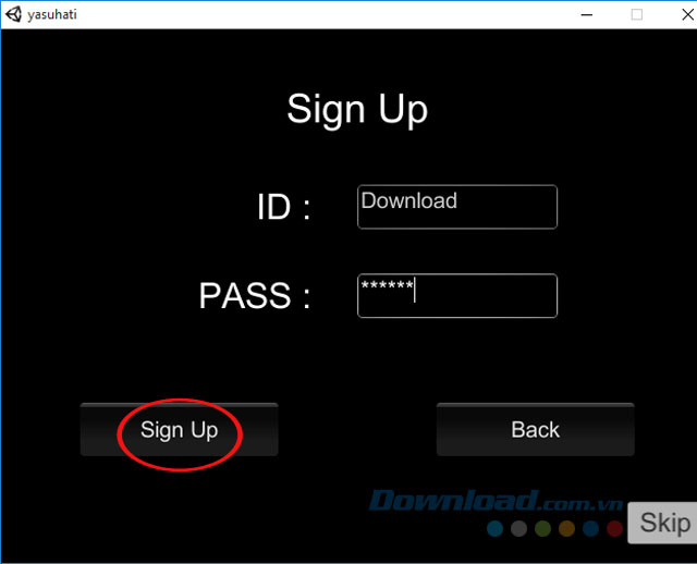 Tạo tài khoản Don't Stop! Eighth Note 
