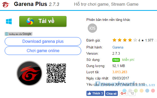 Cách tải và cài đặt Garena Plus trên máy tính
