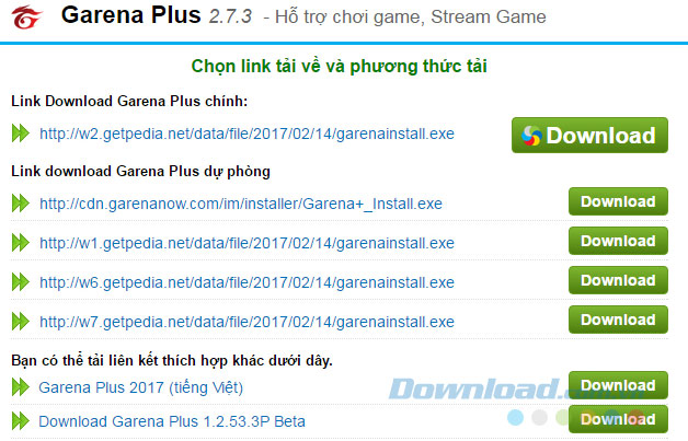 Link tải