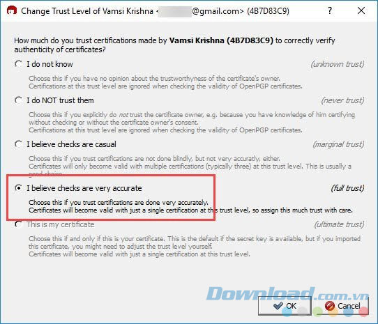 Xác nhận lại chứng chỉ Xác nhận lại chứng chỉ