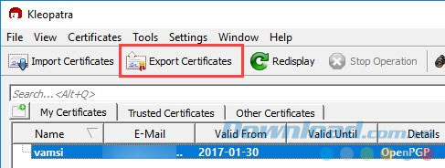 Xuất chứng chỉ Xuất chứng chỉ