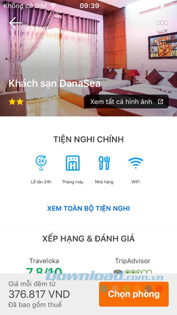 Thôn tin khách sạn