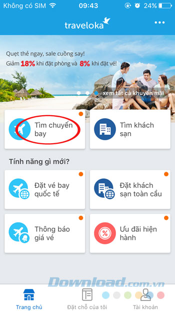 Tìm chuyến bay Tìm chuyến bay