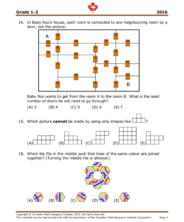 Thông tin kì thi Toán Quốc tế Kangaroo Math IKMC 2017