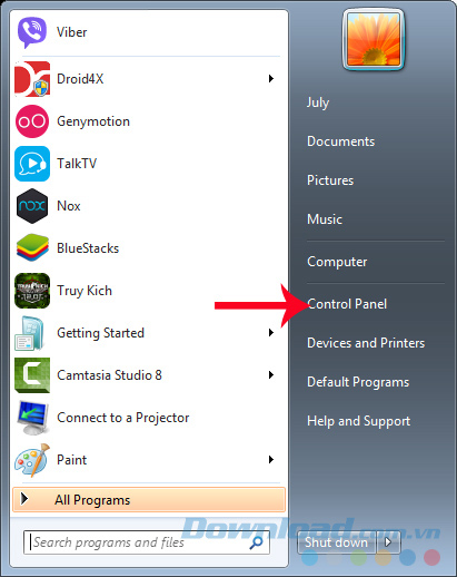 Control Panel Control Panel