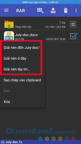 Tick chọn 