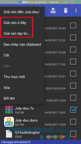 Giải nén