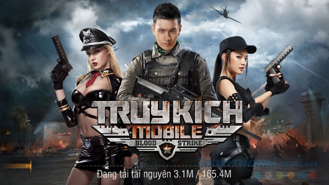 Giao diện đầu tiên của Truy Kích Mobile