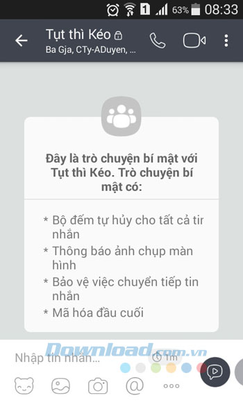 Cuộc trò chuyện bí mật