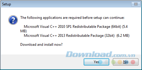 Cài đặt bổ trợ
